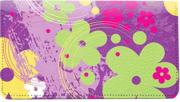 Aloha Flowers Leather Cover
