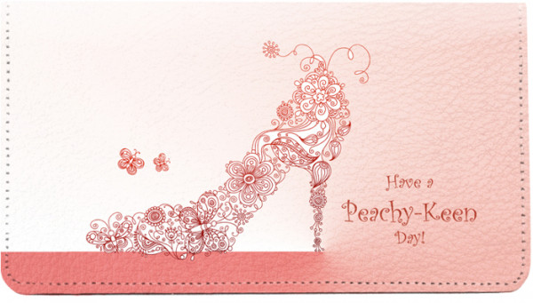 Peachy Keen Days Leather Cover