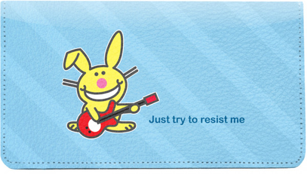 It's Happy Bunny I'm Cute Leather Cover
