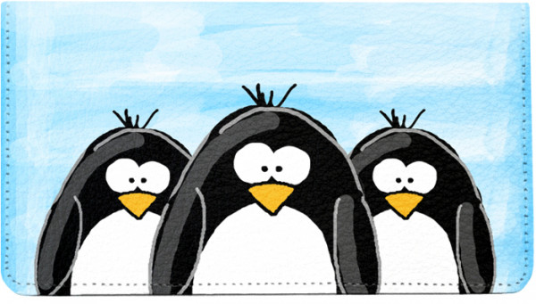 More Penguins Leather Cover
