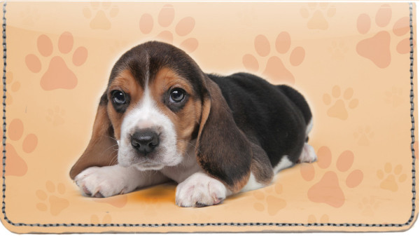Beagle Pups Keith Kimberlin Leather Cover