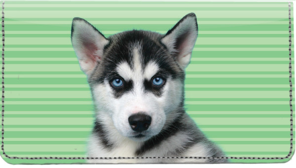 Husky Pups Keith Kimberlin Leather Cover