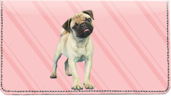 Pug Pups  Keith Kimberlin Leather Cover