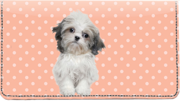 Shih Tzu Pups Keith Kimberlin Leather Cover
