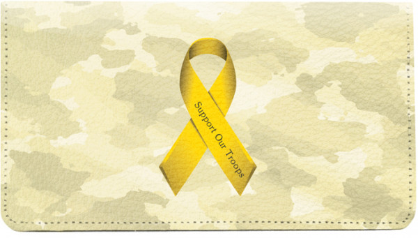 Support Our Troops Leather Cover