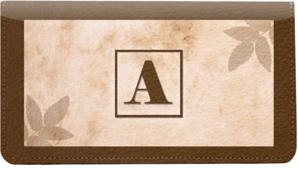 Monogram A Leather Cover