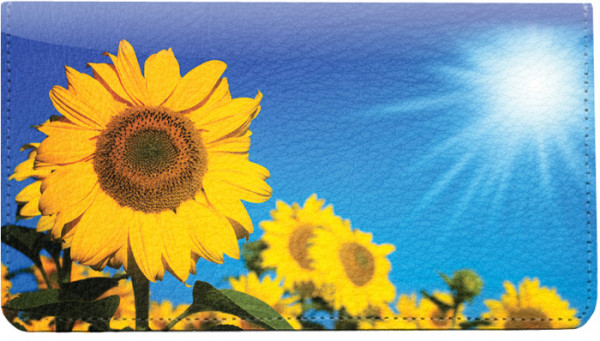 Sunflowers Leather Cover