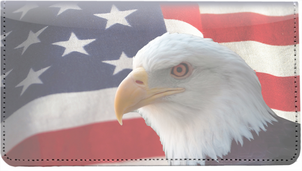 Soaring Over America Leather Cover