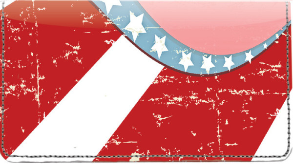 Red, White and Blue Leather Cover