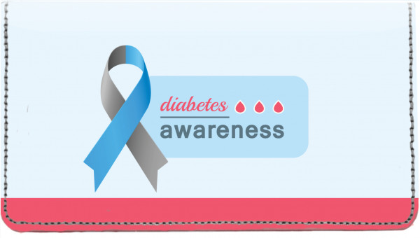 Diabetes Awareness Checkbook Cover