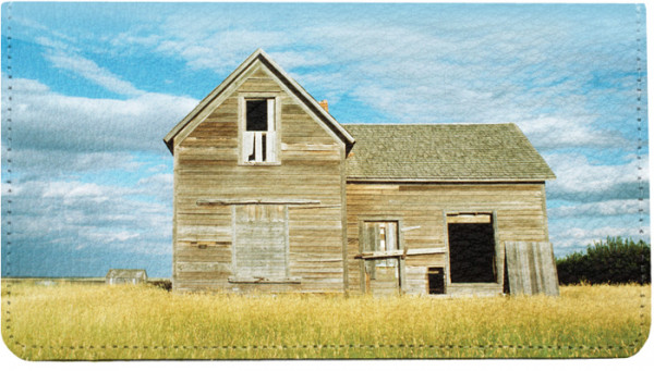 Barns on the Prairie Leather Cover