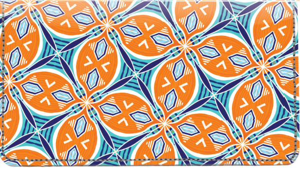 African Abstract EttaVee Leather Cover