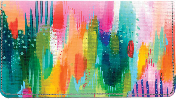 Watercolor Pastel EttaVee Leather Cover