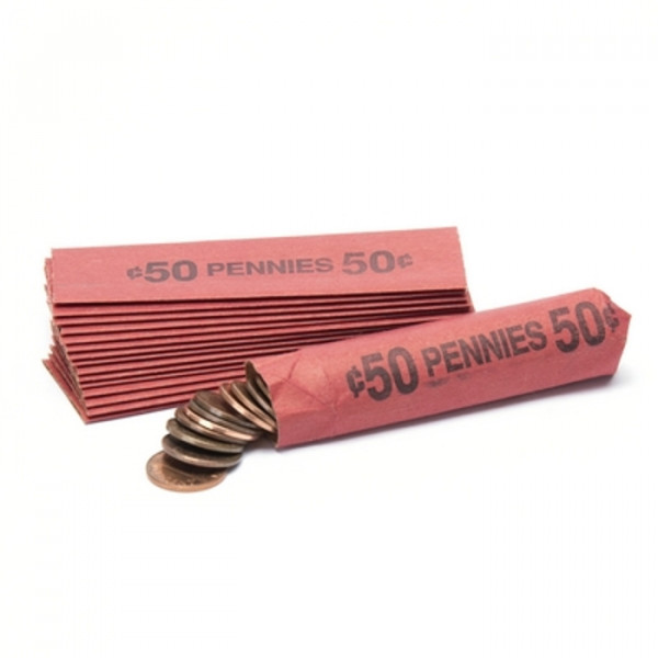 Flat Colored Penny Coin Wrappers