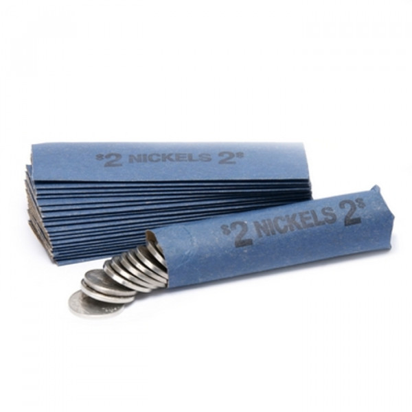Flat Colored Nickel Coin Wrappers