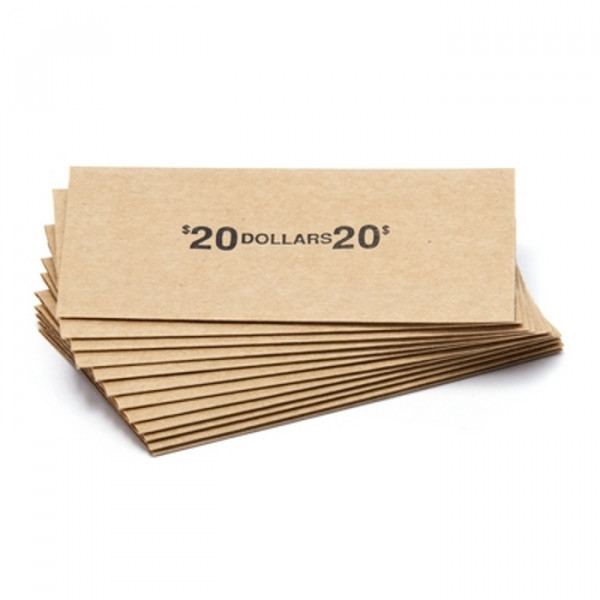 Flat Colored Eisenhower Dollar Coin Wrappers