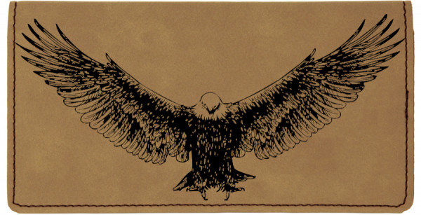 American Eagle Engraved Leather Cover