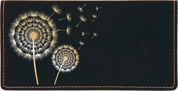 Make A Wish Engraved Leather Cover