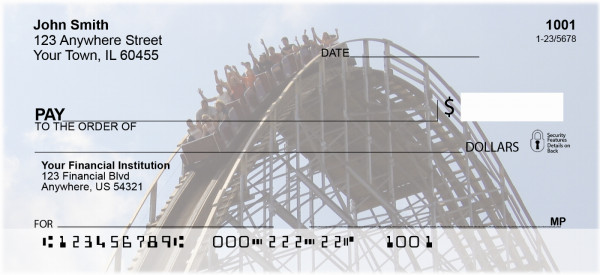 Wooden Roller Coasters Personal Checks