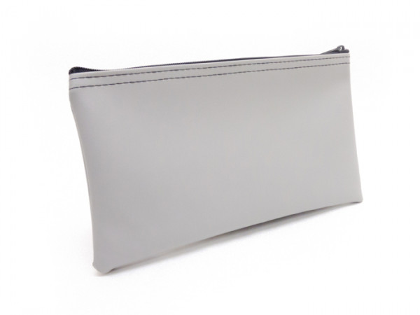 Grey Zipper Bank Bag, 5.5\