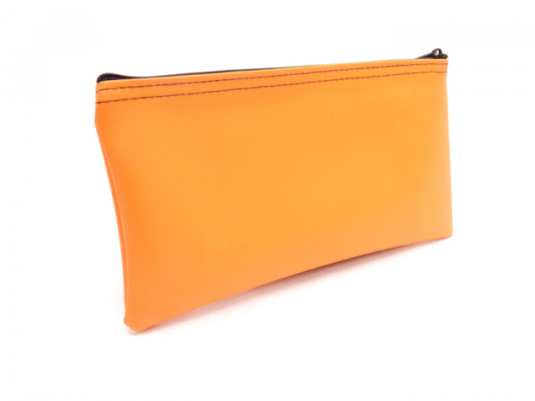 Orange Zipper Bank Bag, 5.5\