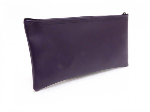 Purple Zipper Bank Bag, 5.5\