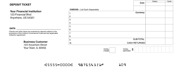 Classic Deposit Book Style 18