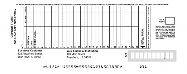 Standard Deposit Book Style 25