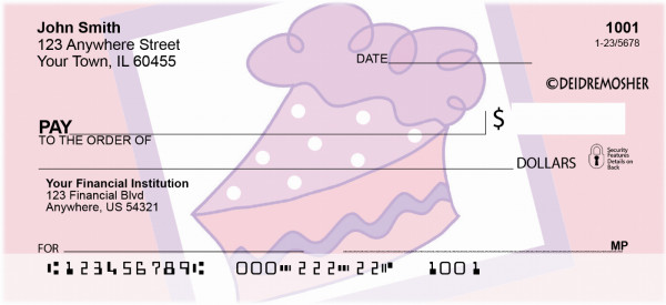 Cake Slice by Deidre Mosher Personal Checks