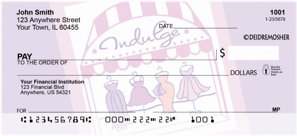 Indulge by Deidre Mosher Personal Checks