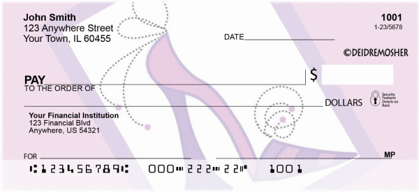 Shoe by Deidre Mosher Personal Checks