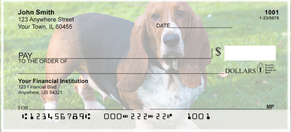 Basset Hounds Personal Checks