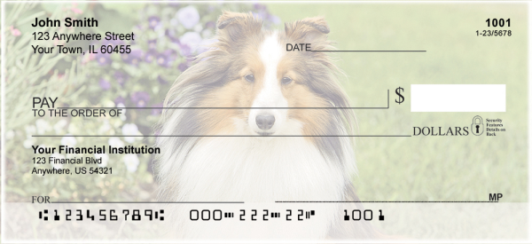 Shetland Sheepdog Personal Checks