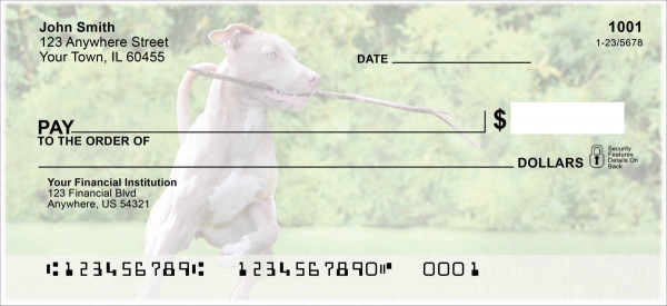 Pit Bull Pals Personal Checks