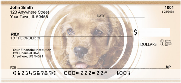 Cocker Spaniels Personal Checks