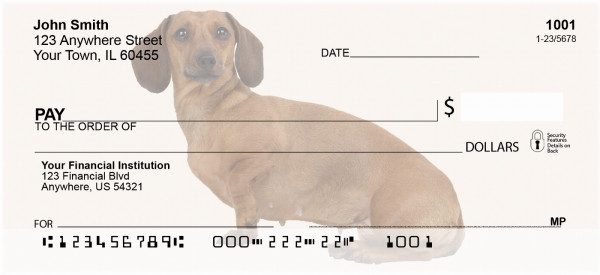 Dachshunds Personal Checks