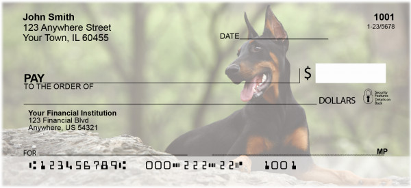 Dobermans Personal Checks