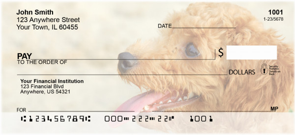 Toy Poodles Personal Checks