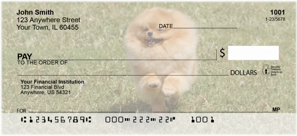 Pomeranian Personal Checks