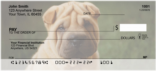 Shar Pei Personal Checks