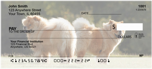 Chow Chow Personal Checks