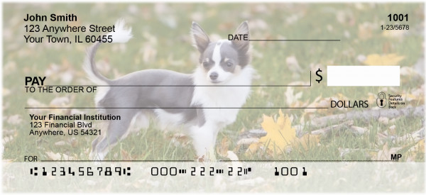 Charming Chihuahua Personal Checks