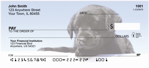 Black Lab Puppies Personal Checks