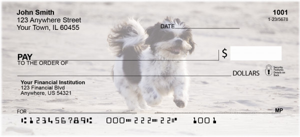 Happy Shih Tzu Personal Checks