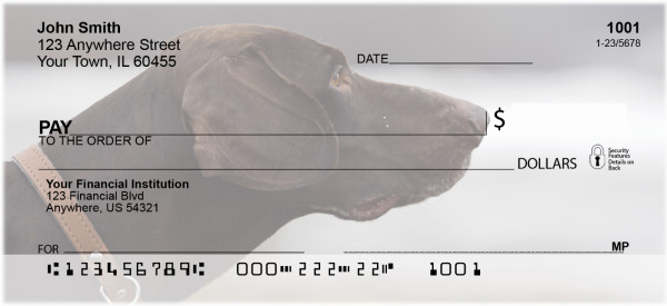 Grand German Shorthair Pointer Personal Checks