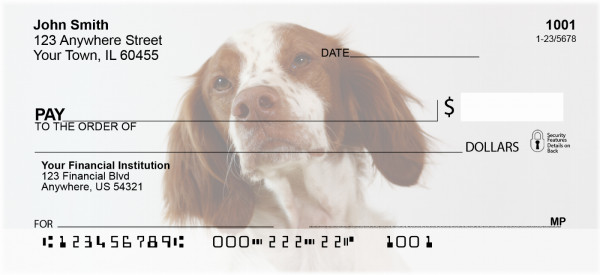 Brittany Spaniels Personal Checks