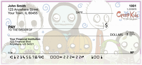 Dr. Krinkles' Creep Kids II Personal Checks