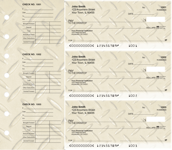 Iron Designer Deskset Checks