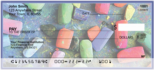 Sidewalk Chalk Personal Checks