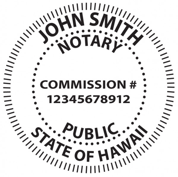 Hawaii Notary Embosser
